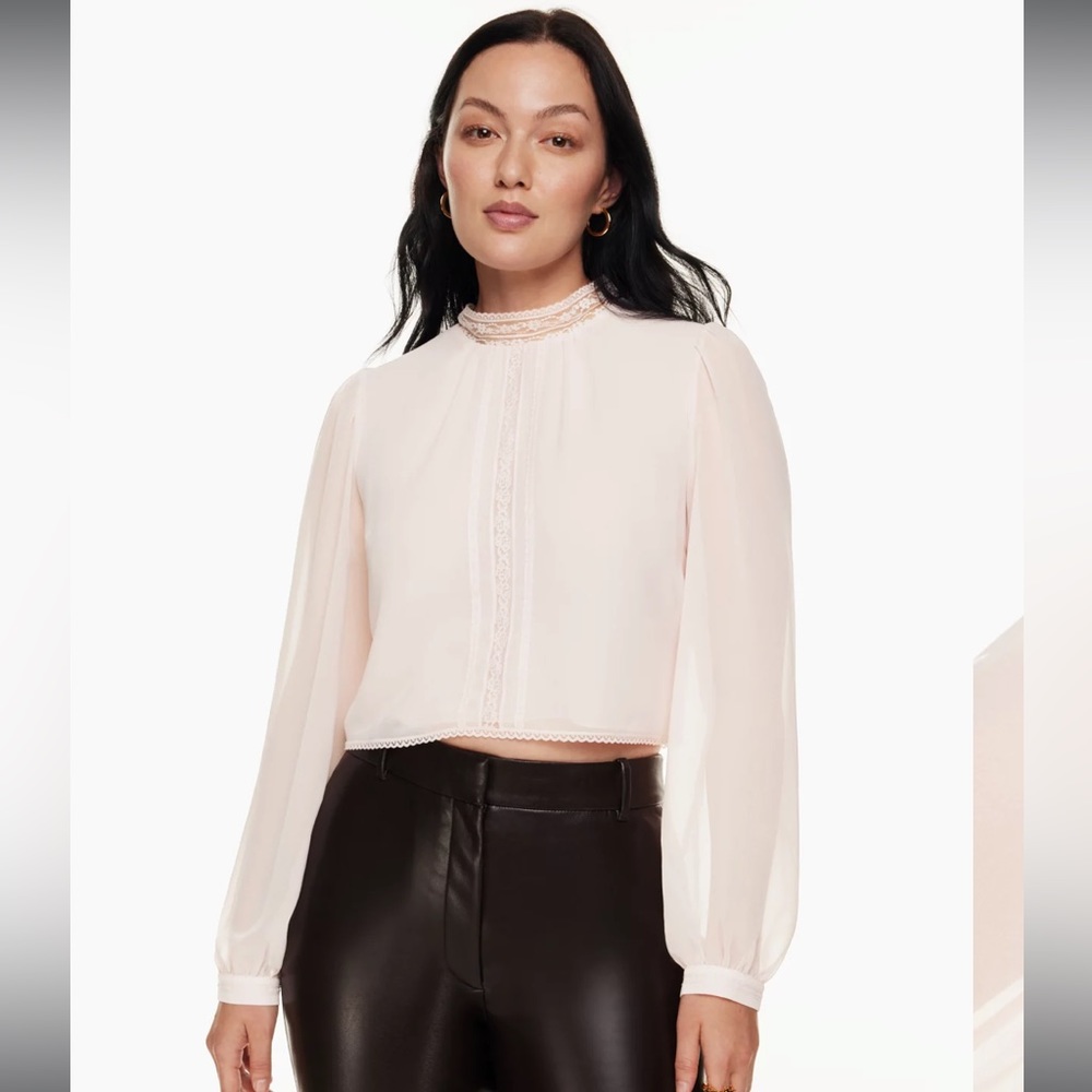 Brand new Wilfred butterfly blouse light birch